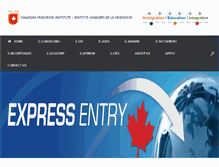 Tablet Screenshot of cmi-icm.ca